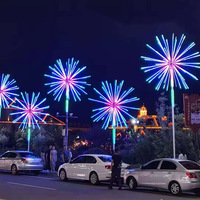 Vente flash : éclairage LED 3D DMX à billes de pixels, décoration festive d'extérieur pour la Saint-Valentin, matériau plastique IP68, DC24V rechargeable