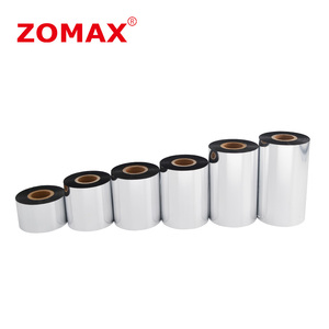 Ruban en résine cirée de qualité supérieure 110 mm <span class=keywords><strong>x</strong></span> 300 m en PET compatible avec l'impression par sublimation pour les imprimantes d'étiquettes Zebra/<span class=keywords><strong>Citizen</strong></span>/HP - Product Image 1