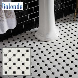 <span class=keywords><strong>Carrelage</strong></span> de cuisine <span class=keywords><strong>octogonal</strong></span> antidérapant, <span class=keywords><strong>carrelage</strong></span> mural <span class=keywords><strong>noir</strong></span> <span class=keywords><strong>et</strong></span> <span class=keywords><strong>blanc</strong></span> émaillé, mosaïque en céramique - Product Image 3