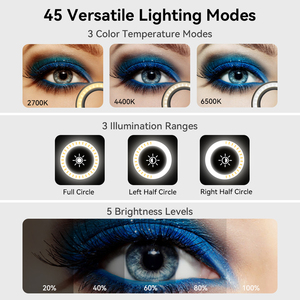 Apexel điệ<span class=keywords><strong>n</strong></span> thoại di động ống kính vòng ánh sáng Macro ống kính điề<span class=keywords><strong>n</strong></span> vào ánh sáng cho 37mm/52mm lọc/Máy ảnh ống kính - Product Image 3