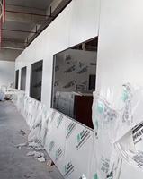 Panneaux sandwich en polyuréthane, panneaux isolants pour toiture et murs, construction de maisons préfabriquées, entrepôt, panneaux écologiques en acier avec âme en laine de roche
