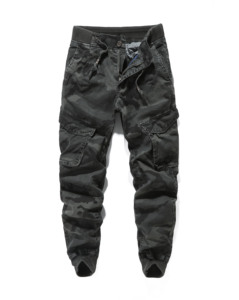 Personnaliser Design Streetwear Multi-poches Hommes Harem <span class=keywords><strong>Pantalon</strong></span> de survêtement décontracté Skinny Jogger <span class=keywords><strong>Cargo</strong></span> <span class=keywords><strong>Pantalon</strong></span> - Product Image 1