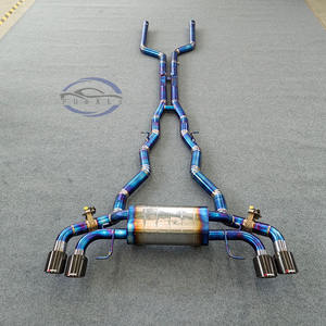 Escape FUDKLi Catback para BMW M5 F90 <span class=keywords><strong>M850i</strong></span> <span class=keywords><strong>M8</strong></span> F92 4,4 T sistema de escape de alto rendimiento silenciador de escape de aleación de titanio - Product Image 2