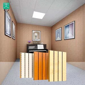 TianGe Fabrika Ses geçirmez akustik kabinleri duvar sandviç pano paneli ahşap dış akustik paneller