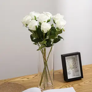 Zijden Middelpunt Bloemen Bal Rij Rose Huisvilt Groothandel Baby Adem Witte Kunstbloemen Voor Bruiloft