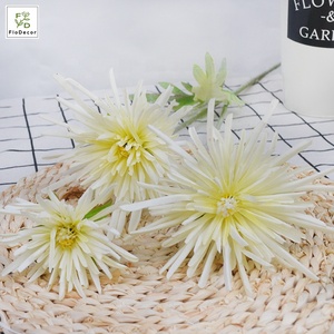 Stile scandinavo <span class=keywords><strong>margherita</strong></span> 78cm <span class=keywords><strong>3</strong></span> teste di seta artificiale granchio artiglio crisantemo ristorante decorazione giardino di nozze - Product Image 5