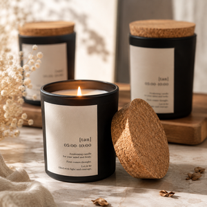 Vietnam WeWood Custom Eco-friendly Natural Cork Candle Lid Tapered Cork <b>Stopper</b> Jar Cover for Scented Candle Packaging - Product Image 3