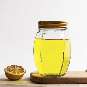 랑네즈 블랙포레스트 유리 꿀병 1kg 500g 스크류 뚜껑 포함, 사탕 및 초콜릿 보관용 친환경 용기 - Product Image 5