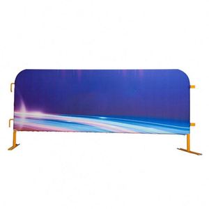 Barrière de contrôle numérique pour foule en mouvement en alliage d'aluminium avec maille polyester double face, pour événements et couvertures de bannières - Product Image 1