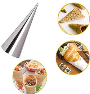 Tubes de Cannoli <span class=keywords><strong>en</strong></span> acier inoxydable, formes de Cannoli crème antiadhésive <span class=keywords><strong>corne</strong></span> danois moules à pâtisserie pour Croissant coquille crème rouleau - Product Image 6