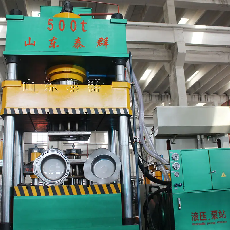 YL28 Hydraulic Deep Drawing Aluminium Cookware Manufacture Press Machine