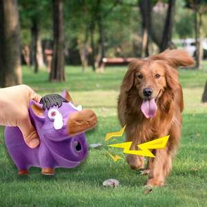 Yeni sıcak satış fabrika düşük fiyat nokta toptan diş taşlama can sıkıcı kauçuk ses çığlık yaban domuzu oyuncaklar - Product Image 4