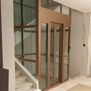 Уличная 3-этажная 4-этажная кабина из нержавеющей стали, гидравлические жилые дома для виллы, лифты из ПВХ для 2-6 человек - Product Image 5