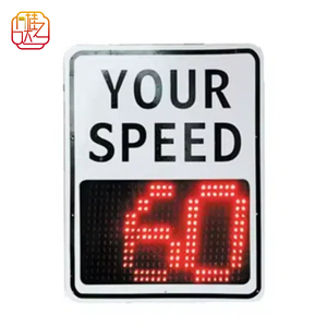 Radar di misurazione della velocità Display a LED segnale di istantanea intelligente per esterno velocità limite di velocità rilevatore radar - Product Image 2