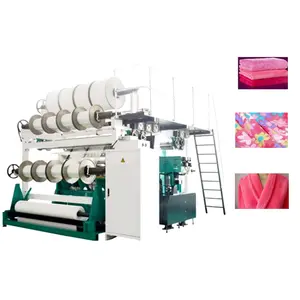 Multi Axial Mop Mini Width Warp Knitting Machine Carban Fabier Full Electronic Raschel Knigtting Blanket Textile Machine