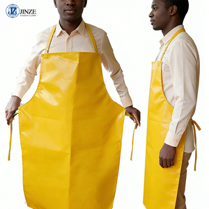 Tablier de travail industriel réutilisable en PVC imperméable, résistant à l'huile et aux acides, <span class=keywords><strong>pour</strong></span> abattoir et transformation des produits de la mer - Product Image 6