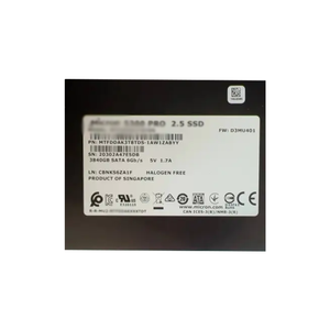MTFDDAK3T8TDS-1AW1ZABYY Unidad de Estado Sólido Empresarial TLC de 3.84 TB y 2.5 Pulgadas, 6 Gb/s, MTFDDAK3T8TDS-1AW1ZABYY, Proveedor de Unidades de Estado Sólido - Product Image 1