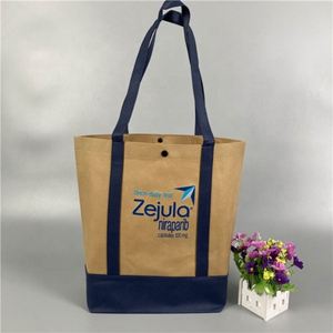 Bolsa no tejida Premium Shopping 35X40 Organizador de bolsas Bolsas reutilizables Bolsas de compras con portador - Product Image 3