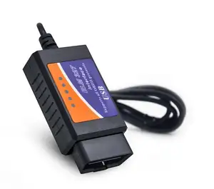 pc restablecer usb Suppliers-Escáner de diagnóstico ELM327, dispositivo de diagnosis con Cable, protocolo completo, PIC25K80 y CH340T ELM327