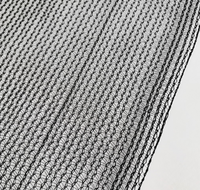 Filet d'ombrage plat en HDPE stabilisé anti-UV, résistant aux déchirures, vert et noir, pour serres, fermes et protection contre le refroidissement