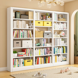 ชั้นวางหนังสือ Three Arrows รุ่น 1701 ชั้นวางหนังสือทรงสี่เหลี่ยมแบบปรับได้ทันสมัย สำหรับบ้าน สำนักงาน และเด็ก - Product Image 1