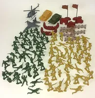 Figurines d'action militaires avec blocs de construction Figurines des forces spéciales pour enfants Jouets d'assemblage Contrat électronique M