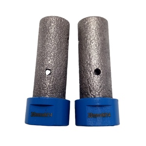 Brocas de Diamante de 20 mm para Fresado de <span class=keywords><strong>Dedos</strong></span>, para Ampliar y Dar Forma a Orificios <span class=keywords><strong>en</strong></span> Azulejos de Porcelana, Herramientas de Fresado de Cerámica - Product Image 1