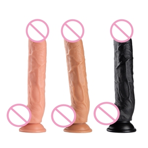 Super énorme gode en PVC réaliste gros avec forte aspiration godes bon marché jouets pour adultes pour femme Sex Shop - Product Image 6