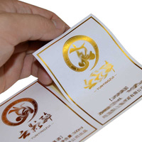 Hoja de Etiquetas Adhesivas Personalizadas, Rollo de Etiquetas Térmicas para Embalaje, Logotipo Impreso, Etiqueta Adhesiva Promocional con Logotipo, Etiqueta Térmica para Ropa