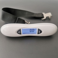 Balance numérique LCD de 50kg valise électronique portable sac de voyage à poignée suspendue fonction de tare balance à bagages