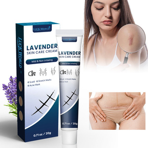 Crème à action rapide à la lavande, à base de plantes, écologique, avec de la vitamine C pour la réparation des cicatrices et des vergetures - Product Image 1