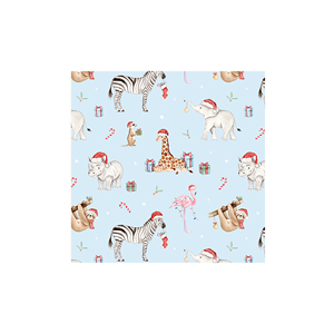 DAMAI Nuevo Juego de Vajilla Desechable Personalizado con Temática Animal, Platos, Vasos y Servilletas de Papel con Forma de Ola para Fiestas Infantiles - Product Image 6