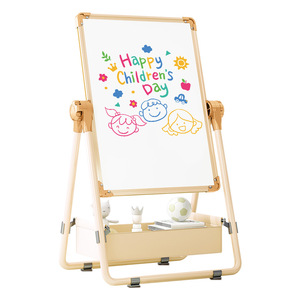 Bview <span class=keywords><strong>Caballete</strong></span> de doble cara ajustable en altura para niños <span class=keywords><strong>Pizarra</strong></span> magnética para el hogar <span class=keywords><strong>Pizarra</strong></span> con soporte Juguete educativo para dibujar - Product Image 1