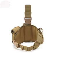 Ensemble de holster de cuisse réglable universel étanche à dégagement rapide avec sangles de fixation à la jambe