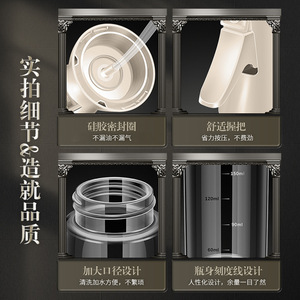High Borosilicate Oil Spray Bottle M Size See Through Plastic Lid Kitchen Use - Product Image 4