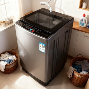 Lave-linge entièrement automatique 12 kg grande capacité, économie d'énergie, séchage par pompe à chaleur électrique en acier inoxydable - Product Image 1