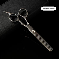 Ciseaux de toilettage professionnels pour chats et chiens en acier inoxydable, ciseaux de coiffure pour animaux de compagnie, ciseaux courbes pour la beauté et la coupe de poils