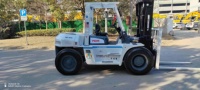 Montacargas Diésel Usado ISUZU de 10 Toneladas con Neumáticos Sólidos, Original de Japón TCM FD100, Entrega Rápida