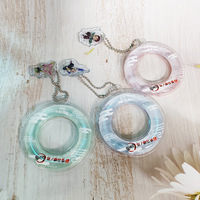 Porte-clés gonflable en PVC haute fréquence - Impression de logo personnalisée écologique - Design unique pour les événements Marque JianYI Cut
