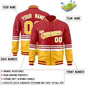Custom Varsity <b>Bomber</b> <b>Jacket</b> <b>Lightweight</b> Windbreaker Stitched Name Number Logo Unisex Adult Men <b>Women</b> Youth - Product Image 3