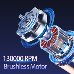 Souffleur d'air électrique sans fil super puissant, 3 vitesses réglables, mini souffleur à charge rapide pour ordinateur, clavier, maison, voiture - Product Image 5