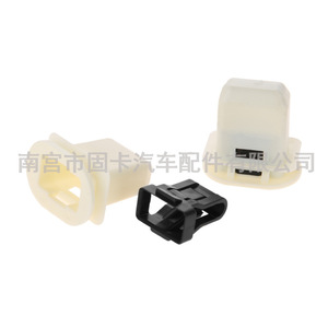 หัวเข็มขัดนิรภัยเบาะหลังไนลอนสีขาว 4L0886373 สำหรับออดี้ Q7 A4 S4 A5 - Product Image 3