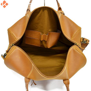 กระเป๋าเดินทางหนังแท้แบบกำหนดเอง30-40L หรูหราวินเทจสุดสัปดาห์ - Product Image 6