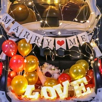Je vous adore, lettre en forme de cœur, bannière en papier, drapeau, guirlande, demande de st valentin, mariage, fiançailles, décorations de fête