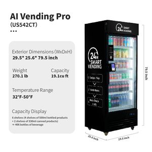 Haha bán hàng tự động ai thông minh lấy đi Combo không dùng tiền mặt thanh toán ứng dụng điều khiển máy bán hàng tự động cho văn phòng trường phòng tập thể dục 542 Pro - Product Image 2