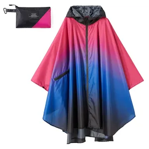 Impermeable Unisex Reutilizable con Capucha y Cremallera, Plegable y Ligero para Camping, Senderismo y <span class=keywords><strong>Viajes</strong></span> al Aire Libre - Product Image 6