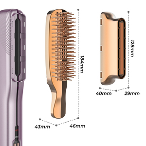 Nuovo Design portatile 2-in-1 asciugacapelli e piastra ionica per capelli sia a secco e bagnato capelli ad alta velocità soffiatore - Product Image 5