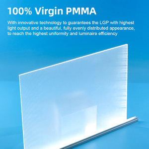 Tuyến tính và laser chấm lgp màu trong suốt lớn ánh Sáng hướng dẫn Bảng điều chỉnh Acrylic TV Ánh Sáng hướng dẫn tấm - Product Image 2