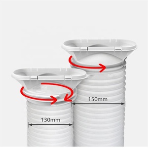 <span class=keywords><strong>Adaptateur</strong></span> de tuyau AC 5.1/5.9 pouces pour coupleur de tuyau d'échappement de climatiseur Portable de fenêtre - Product Image 5