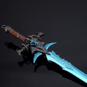Réplica de Espada de Metal de 28 cm de Frostmourne de <span class=keywords><strong>Warcraft</strong></span>, Modelo de Arma del Rey Lich, Objeto Coleccionable, 222 g - Product Image 6
